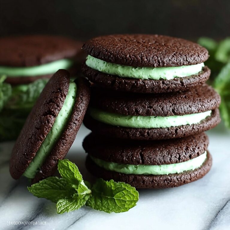Decadent Chocolate Mint Sandwich Cookies for Holiday Cheer Recipe