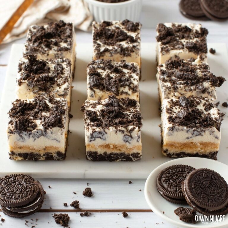 Chocolate Chip Cookie Oreo Cheesecake Bars Recipe