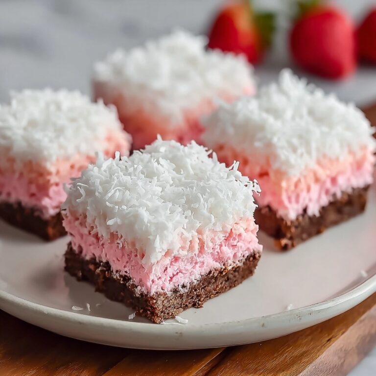 Best Recipe for Pink Coconut Snowball Cake Bars Recipe