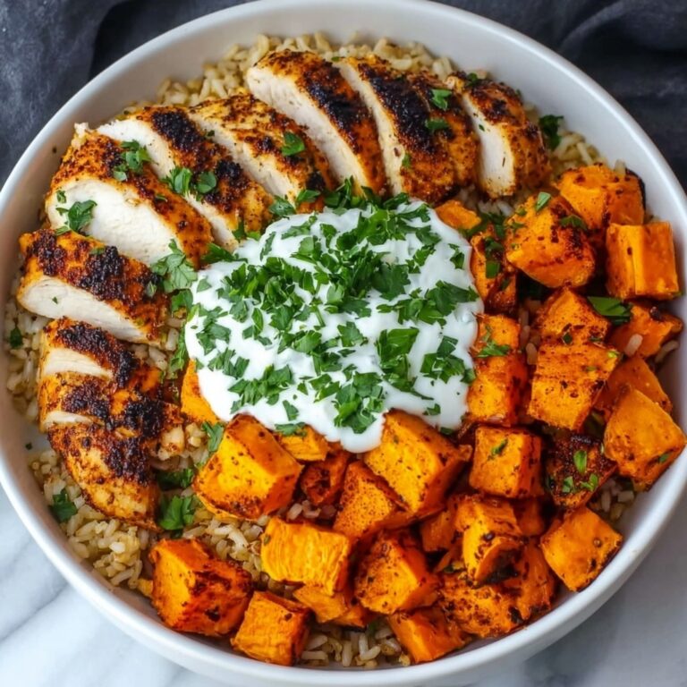Chicken Sweet Potato Bowl: Your Easy High-Protein Meal! Recipe