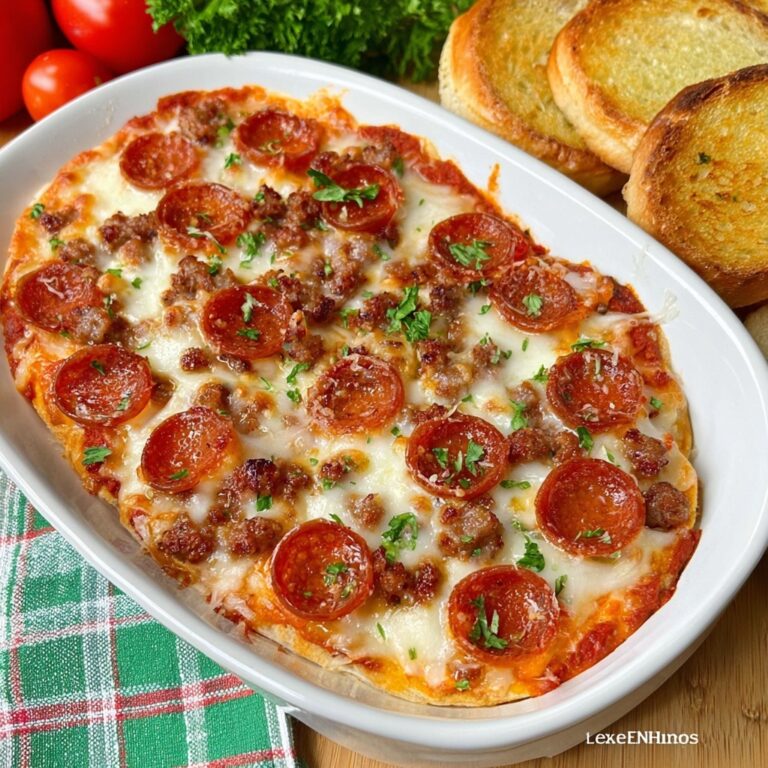Hot Honey Pepperoni and Sausage Pizza Dip Recipe