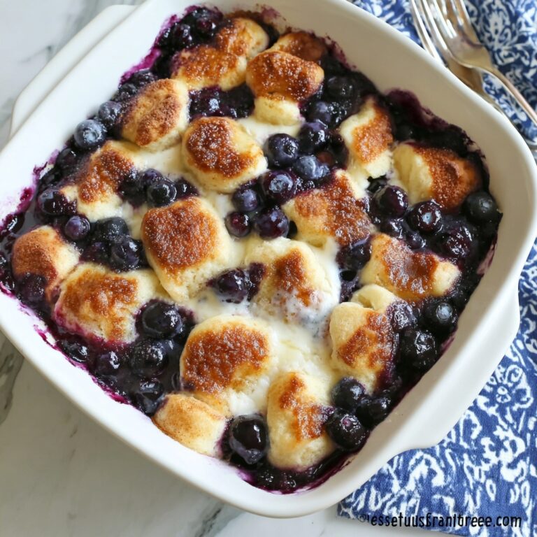 Overnight Blueberry French Toast Casserole Recipe