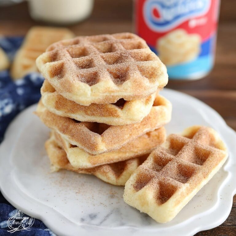 Cinnamon Sugar Biscuit Waffles Recipe
