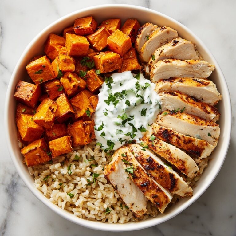 Chicken Sweet Potato Bowl: Your Easy High-Protein Meal! Recipe