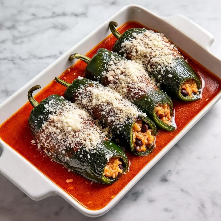 Chile Rellenos with Roasted Tomato Ranchero Sauce Recipe