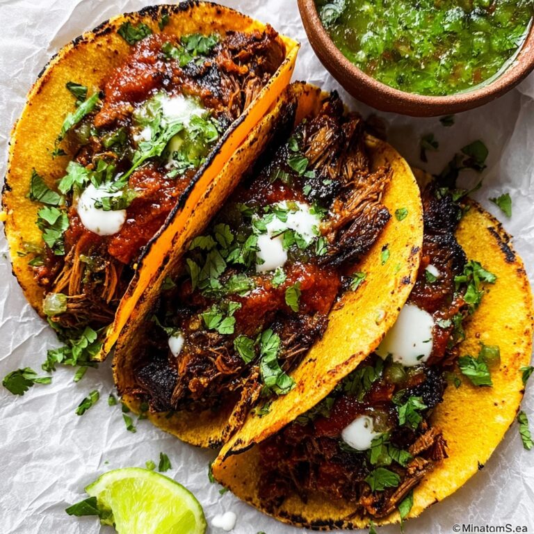 Savory Birria Tacos with Rich Consommé Recipe