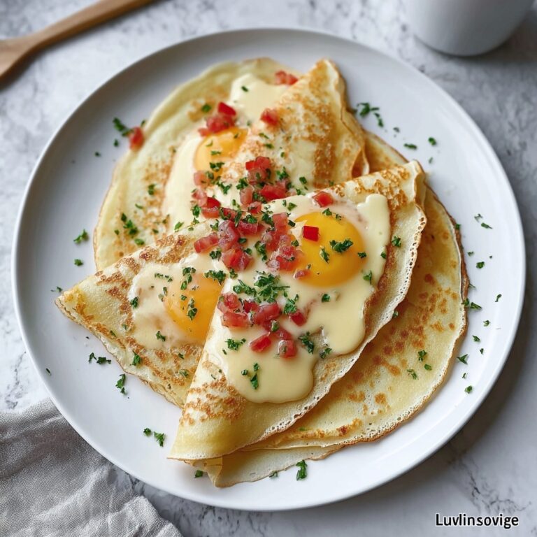 Irresistible Savory Breakfast Crepes You’ll Love to Customize Recipe