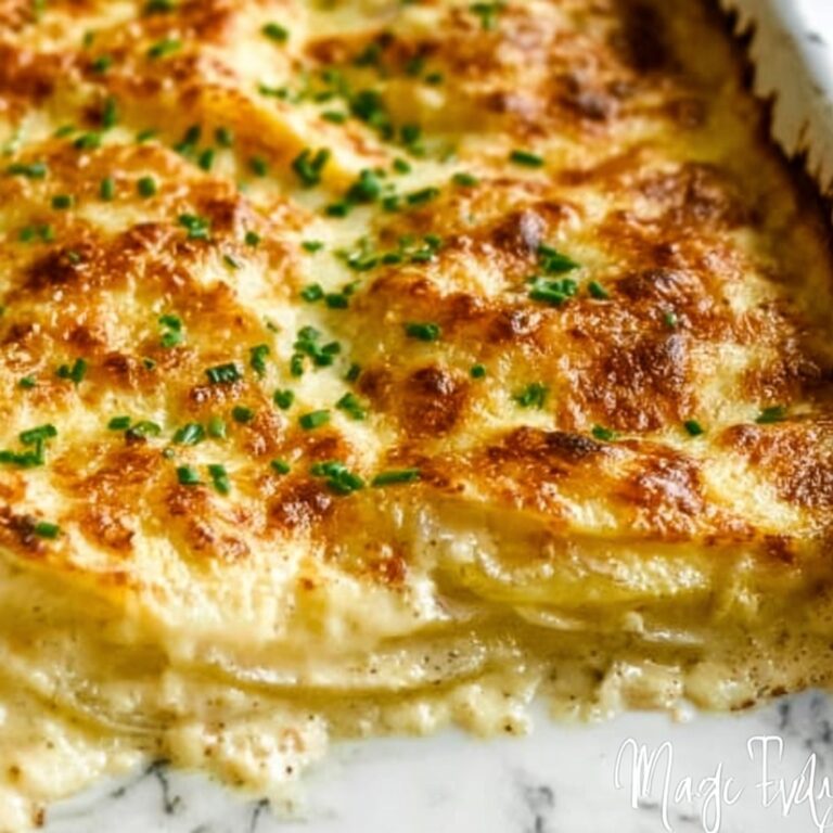 Roasted Garlic Potatoes au Gratin Recipe