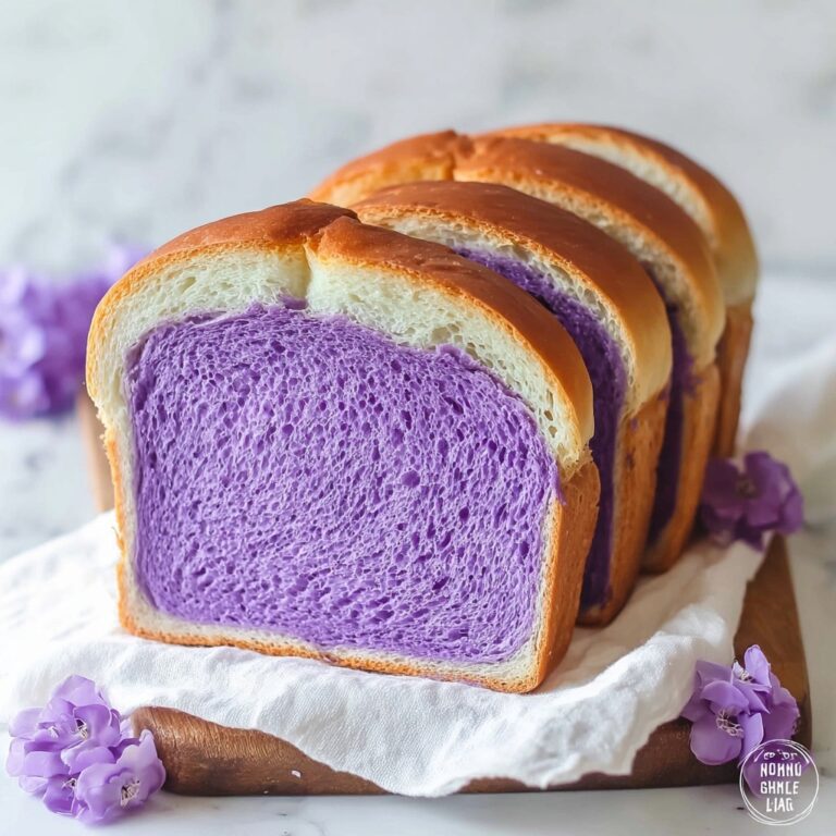 Ube Milk Bread with Tangzhong Method Recipe