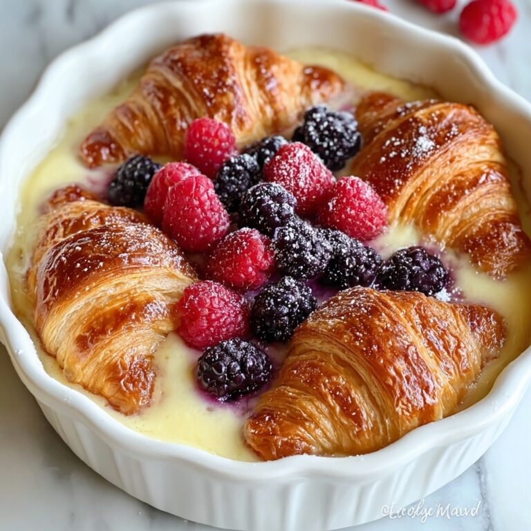 Berry Croissant Breakfast Bake – Easy 25-Minute Delight Recipe
