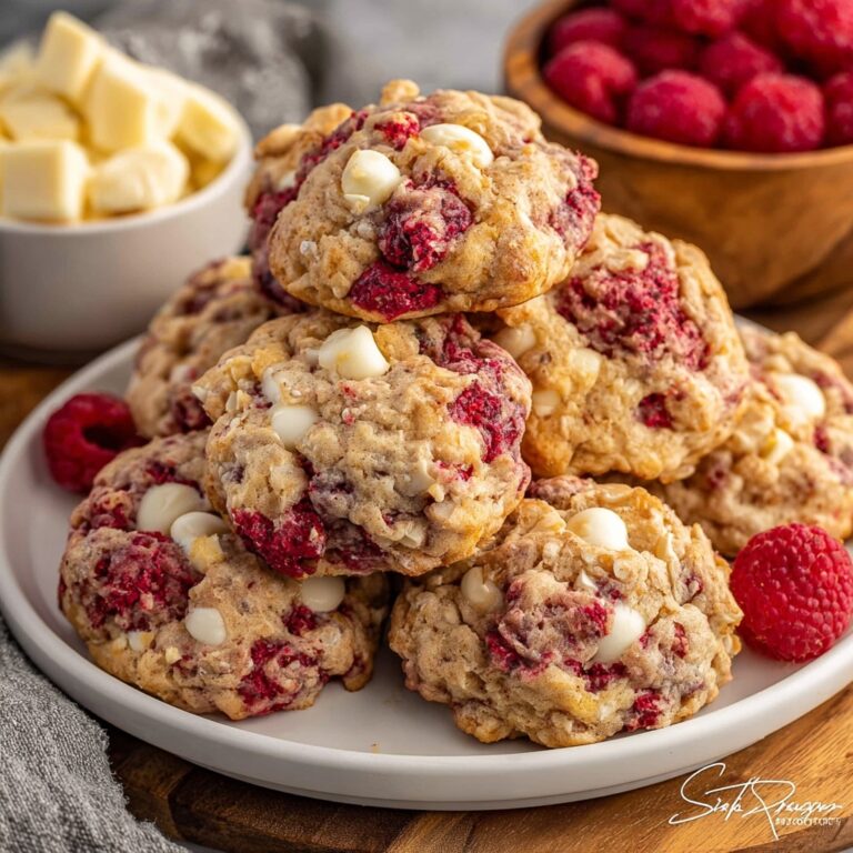 White Chocolate Raspberry Cookies Recipe