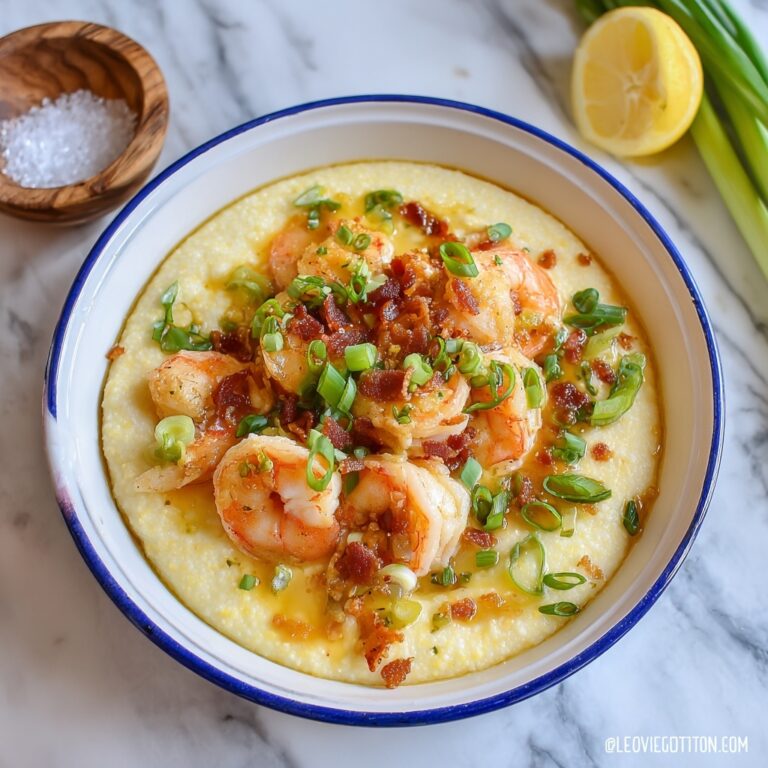Creamy Shrimp and Grits with Bacon and Lemon Recipe