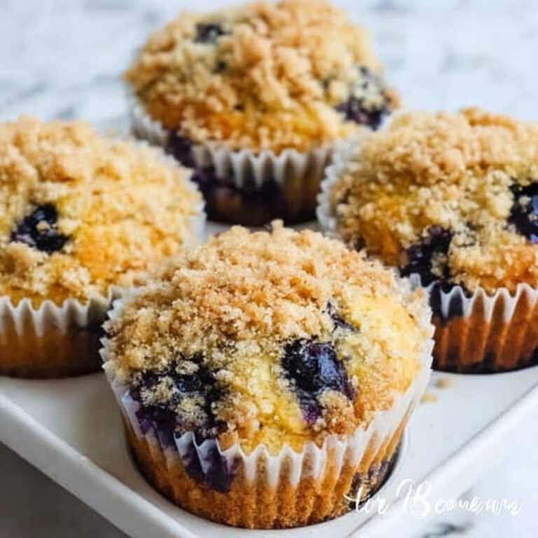 One-Bowl Blueberry Sourdough Muffins Recipe