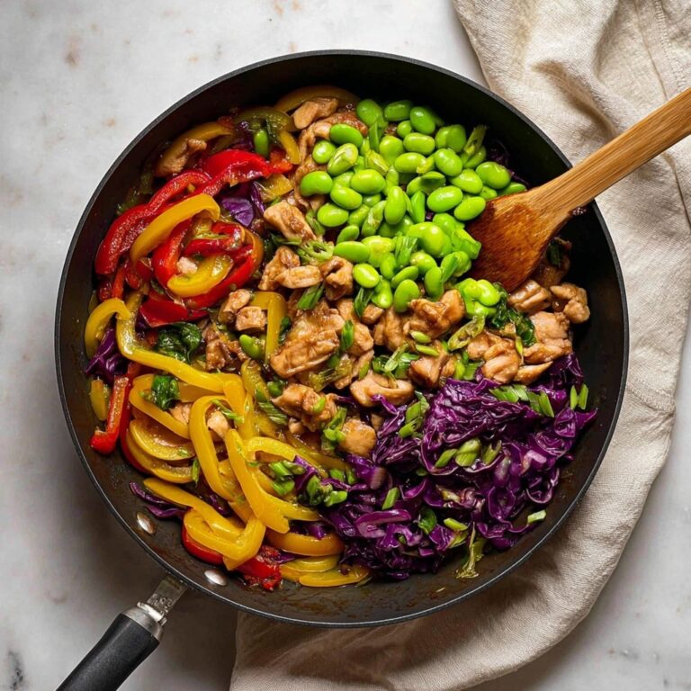 Rainbow Chicken Stir Fry Recipe