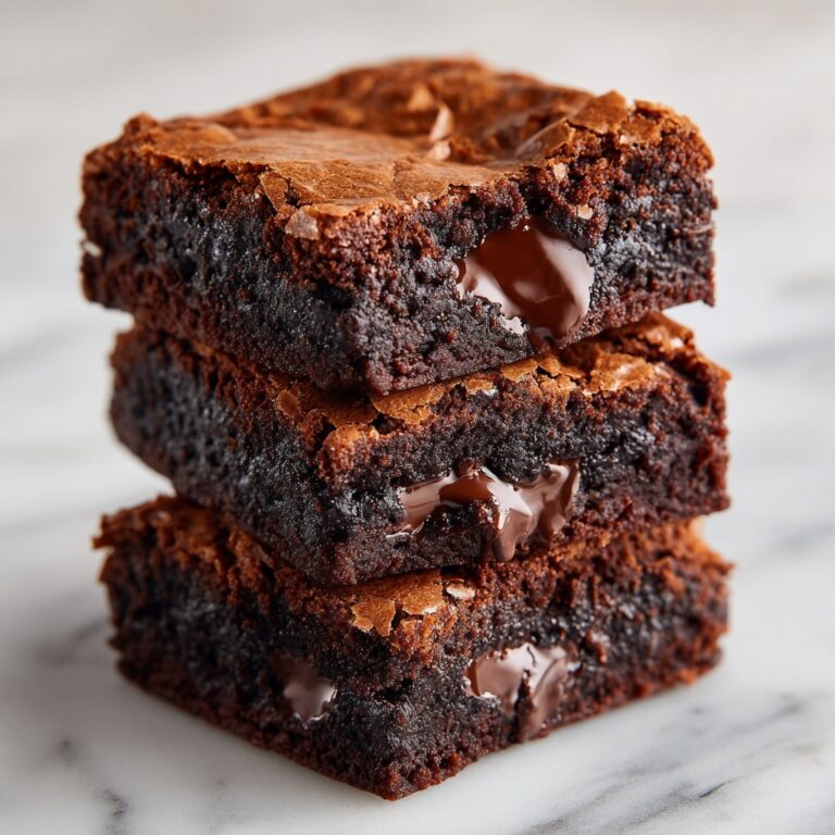 Fudgy Dark Chocolate Brownies Recipe
