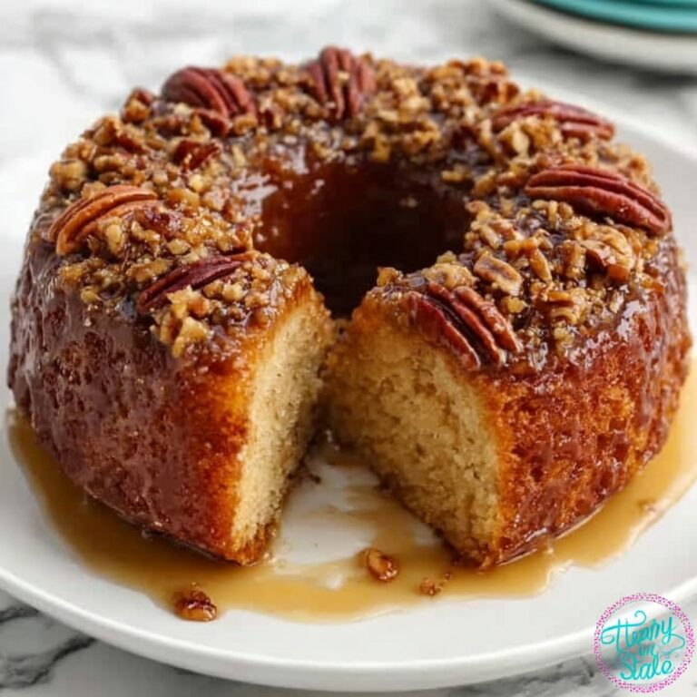 Pecan Upside Down Cake Recipe