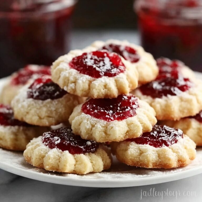 Raspberry Thumbprint Cookies Recipe