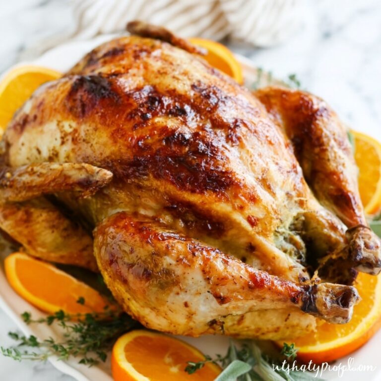 Perfect Roasted Herb Butter Turkey Recipe
