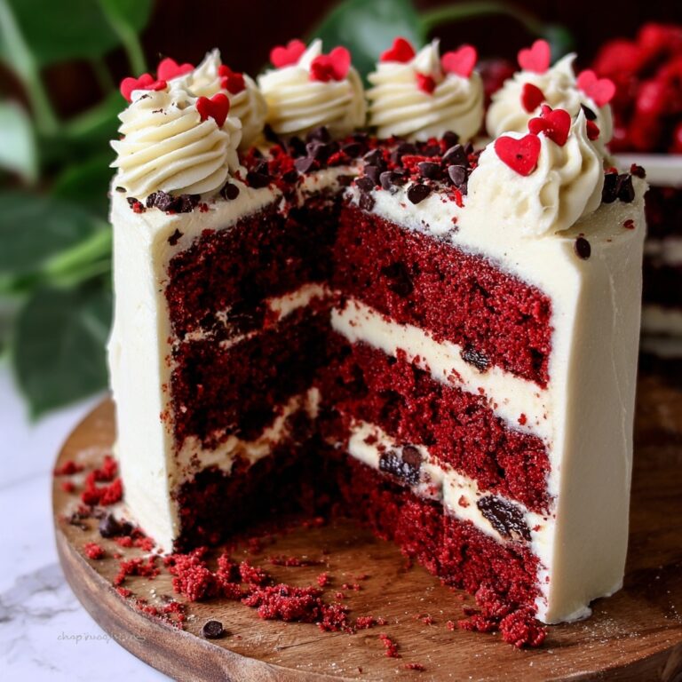 Red Velvet Chocolate Chip Cake Recipe