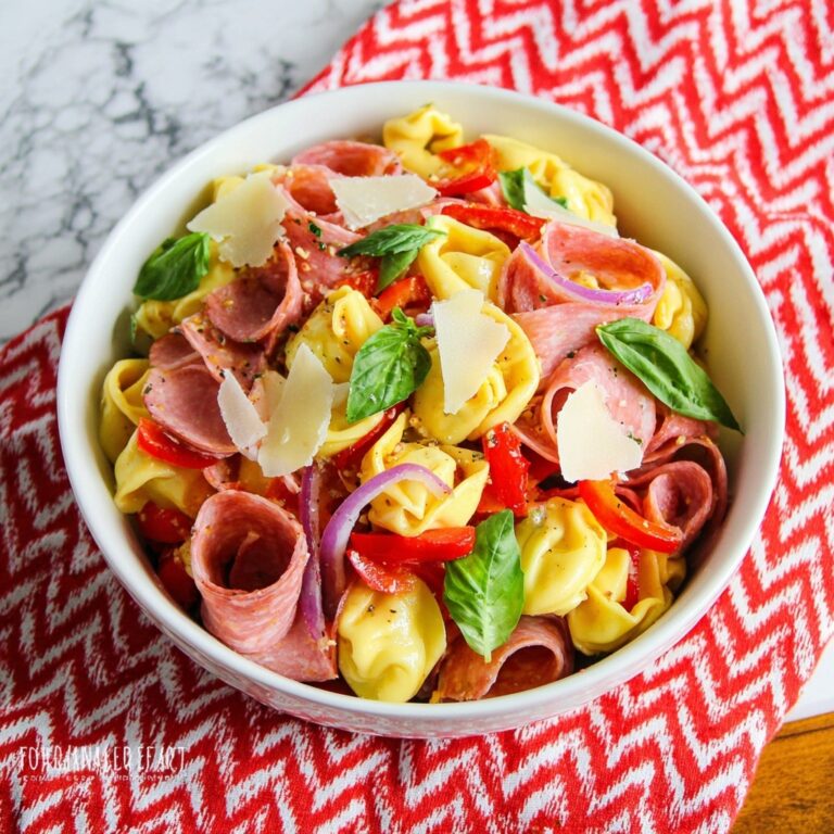 Antipasto Tortellini Pasta Salad Recipe