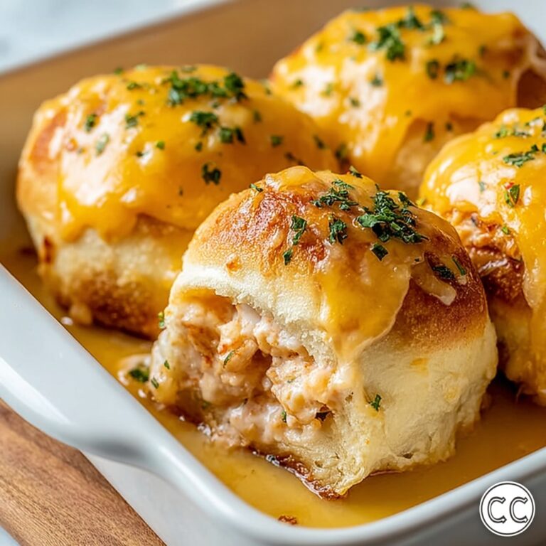 Buttery Chicken Cordon Bleu Sliders Recipe