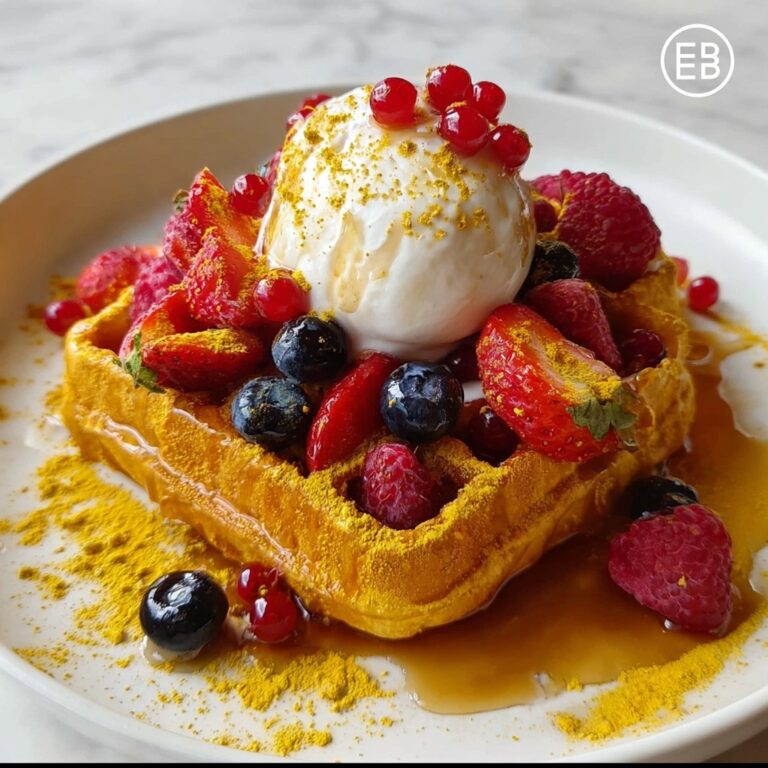 Anti-inflammatory Turmeric Waffles Recipe