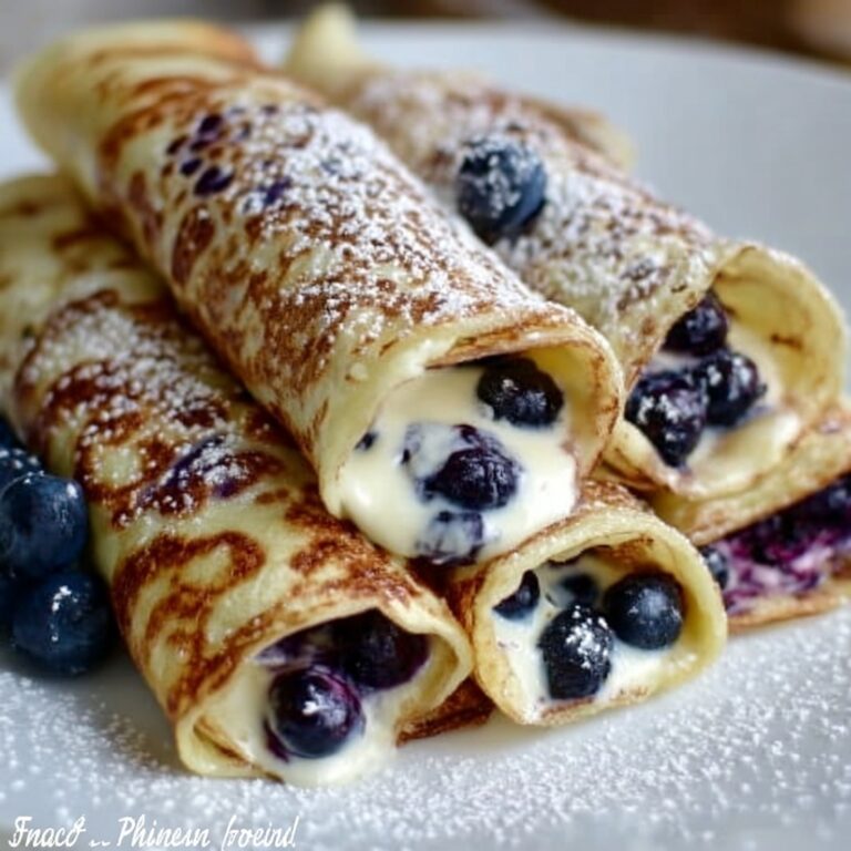Crispy Keto Blueberry Cream Cheese Roll-Ups Recipe