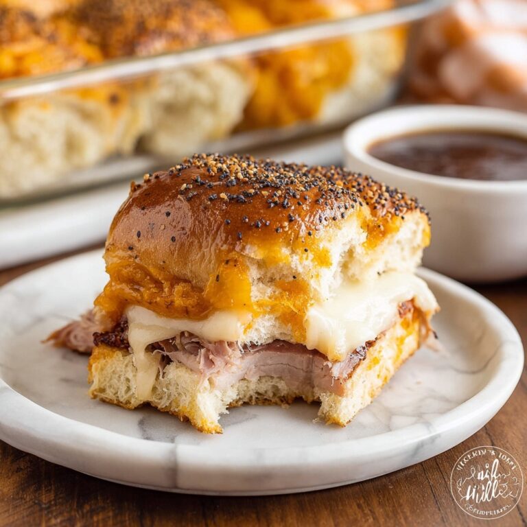 Roast Beef Sliders with Poppy Seed and Dijon Butter Recipe