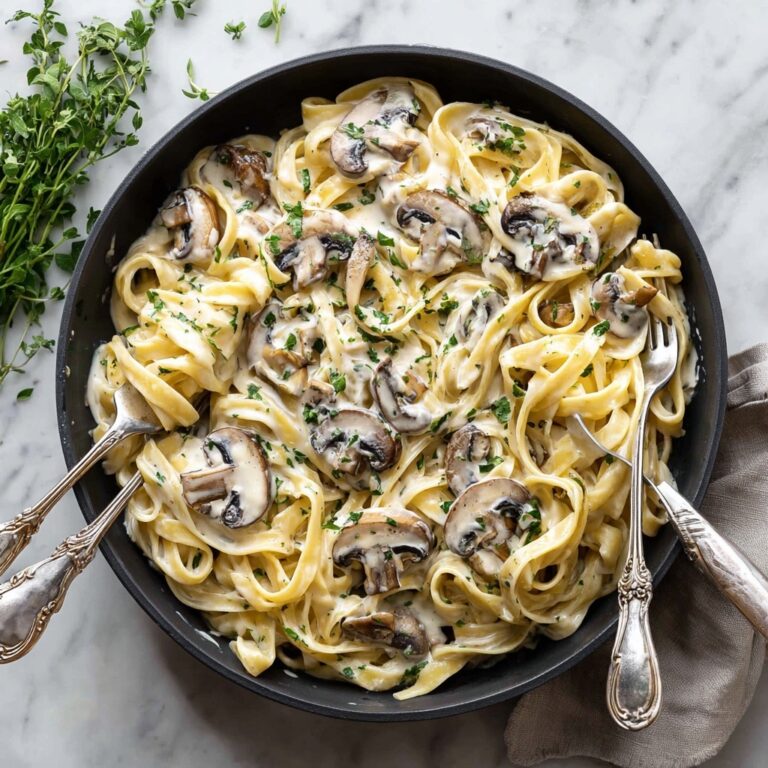 Creamy Mushroom Pasta Recipe