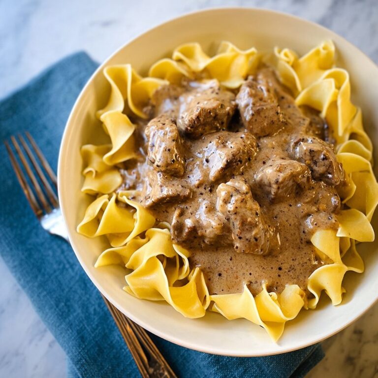 Slow Cooker Beef Stroganoff Recipe