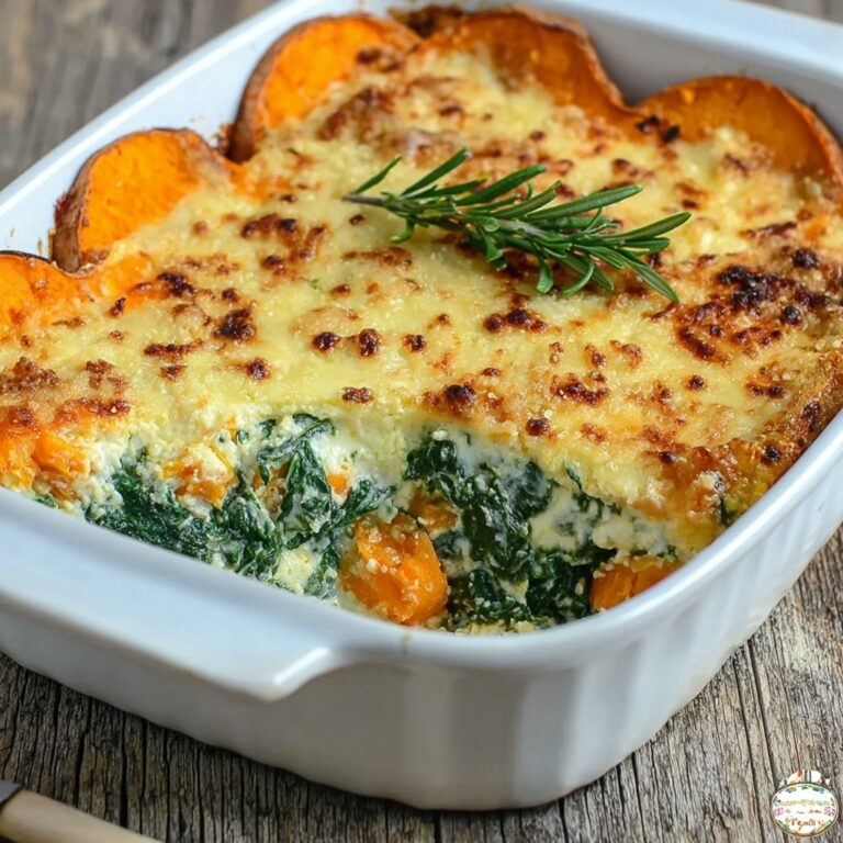 Cozy Spinach and Sweet Potato Casserole Recipe