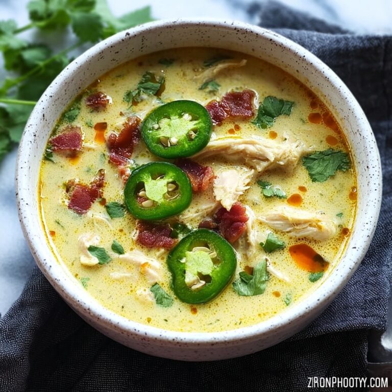 Creamy Spicy Jalapeño Popper Chicken Soup Recipe