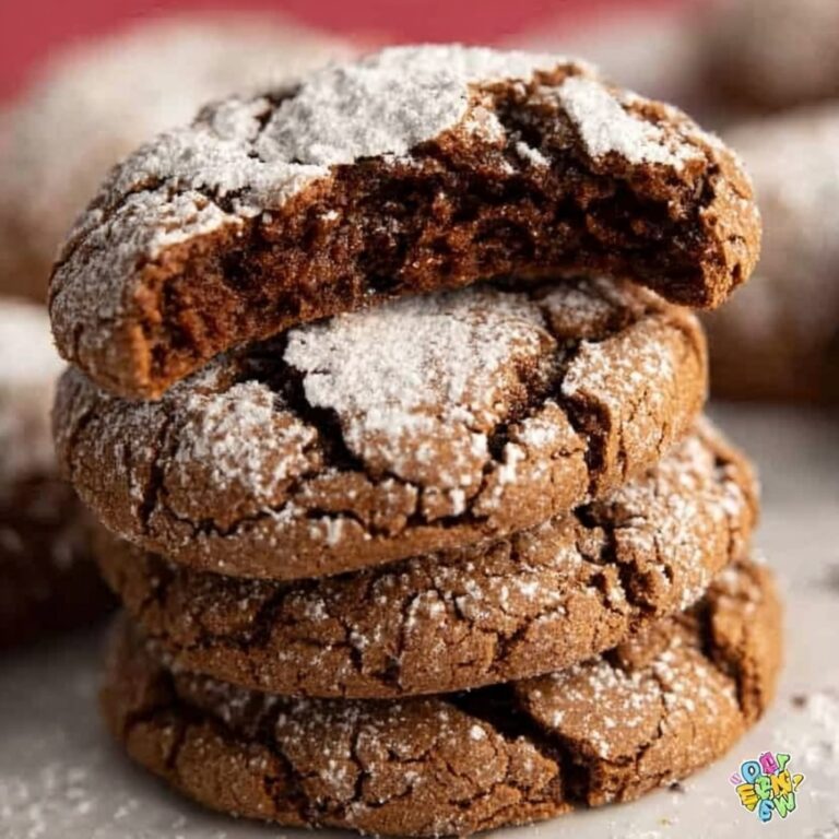 Molasses Crinkle Cookies Recipe