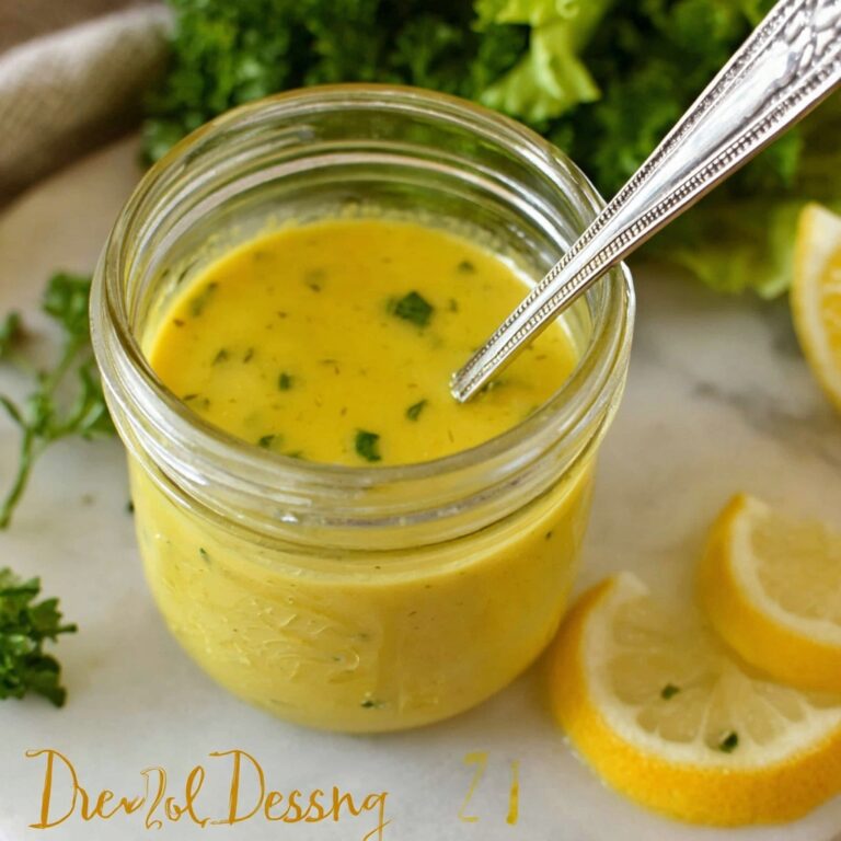Lemon Dijon Salad Dressing Recipe