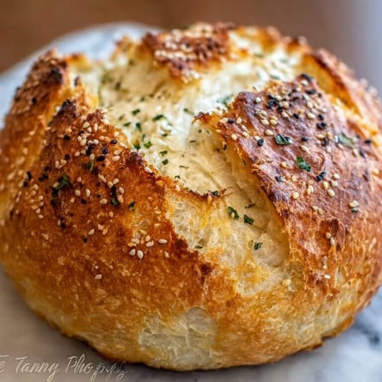 Garlic Herb Dutch Oven Bread Recipe