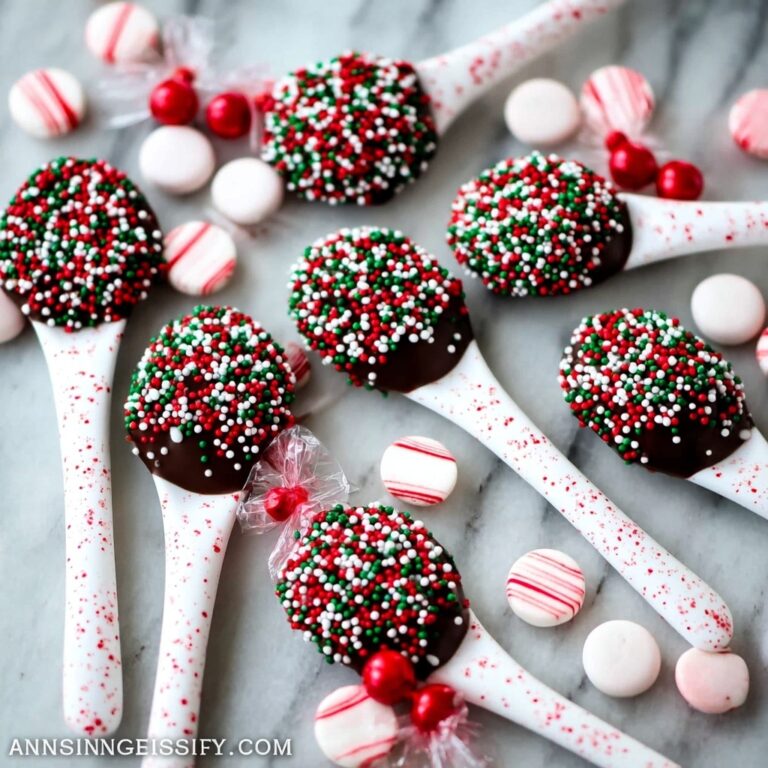 DIY Peppermint Candy Spoons Recipe