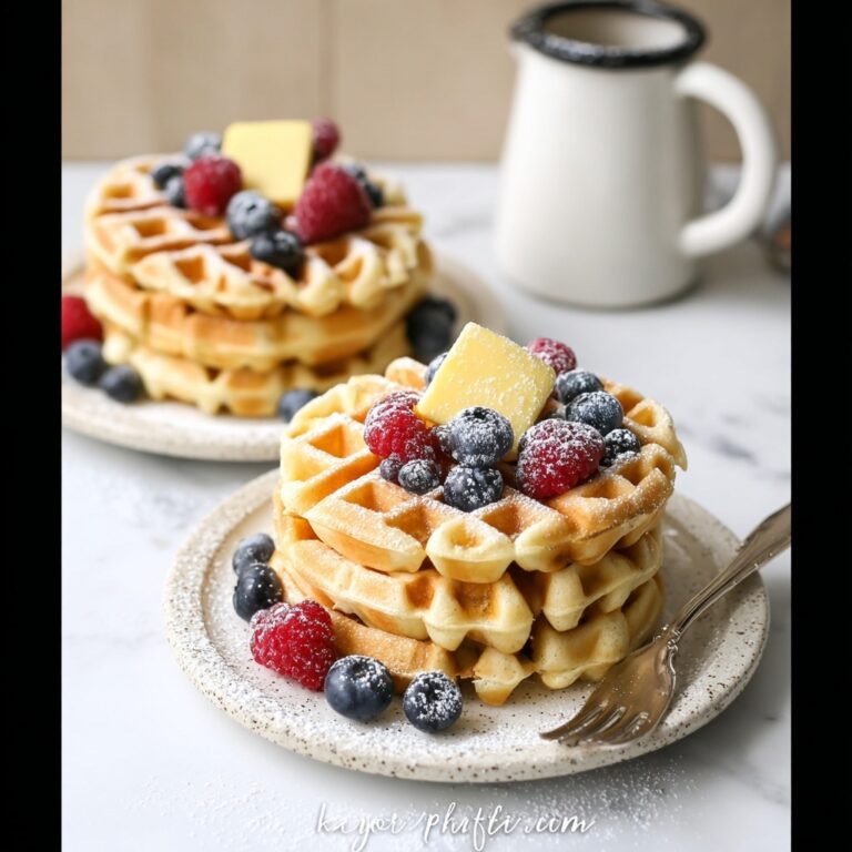 Sourdough Waffles Recipe