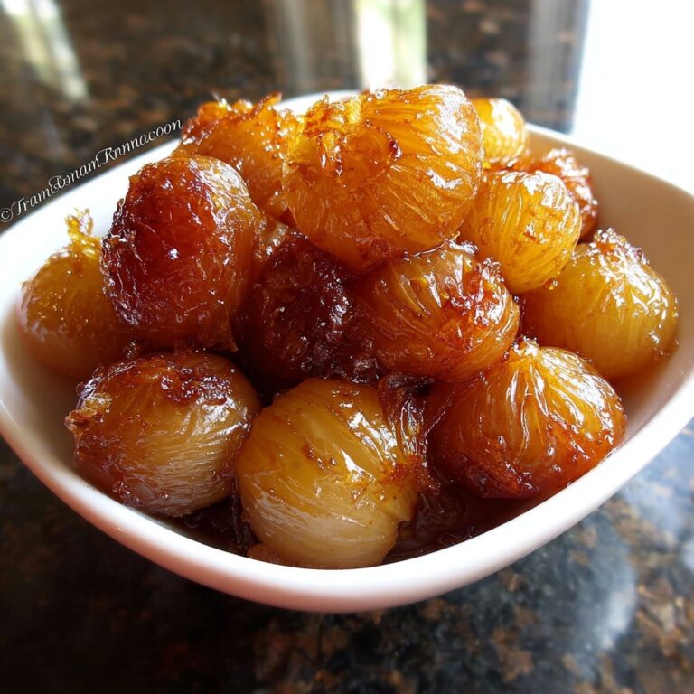 Sweet Date Syrup Glazed Onions Recipe