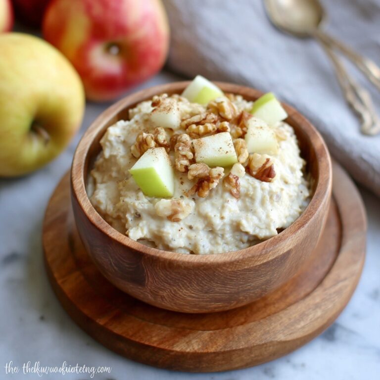 Delicious Creamy Barley Porridge with Apples for Cozy Mornings Recipe