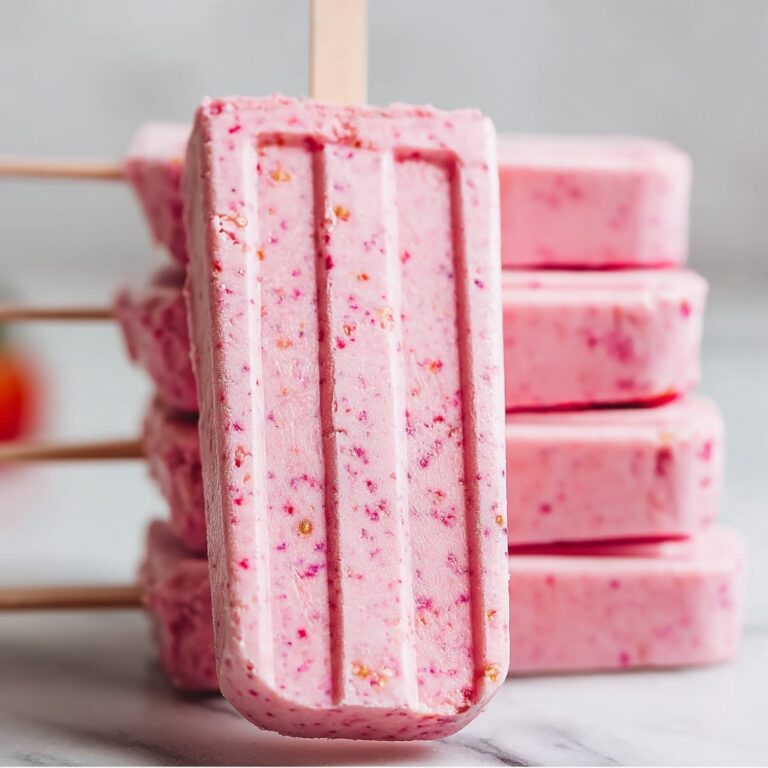 Frozen Yogurt Strawberry Lollies Recipe