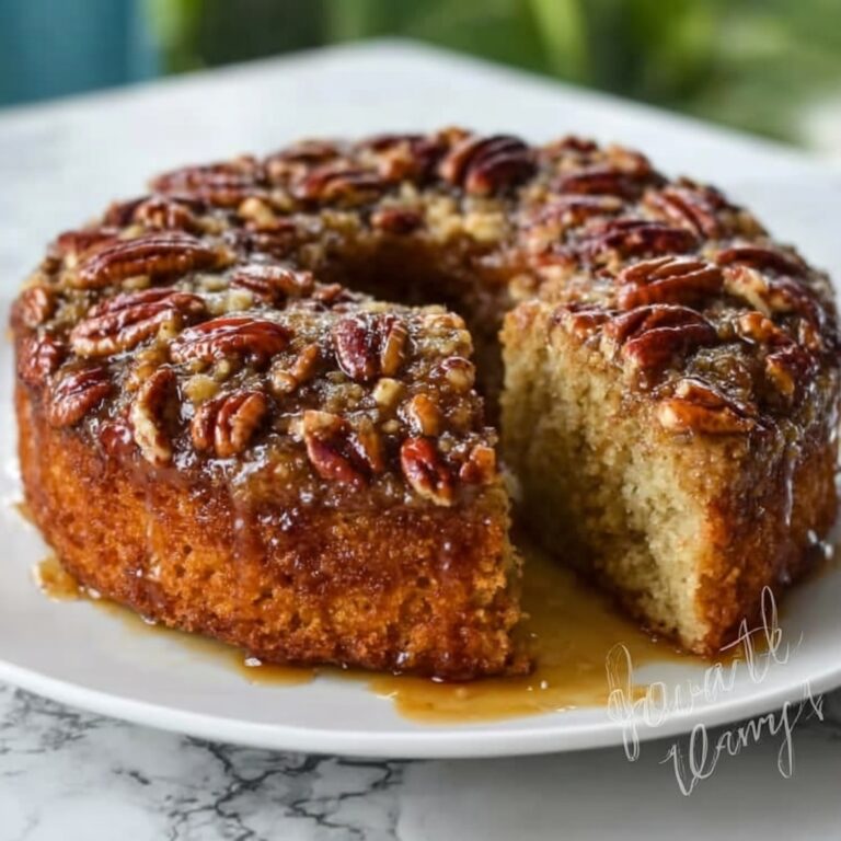 Pecan Upside Down Cake Recipe