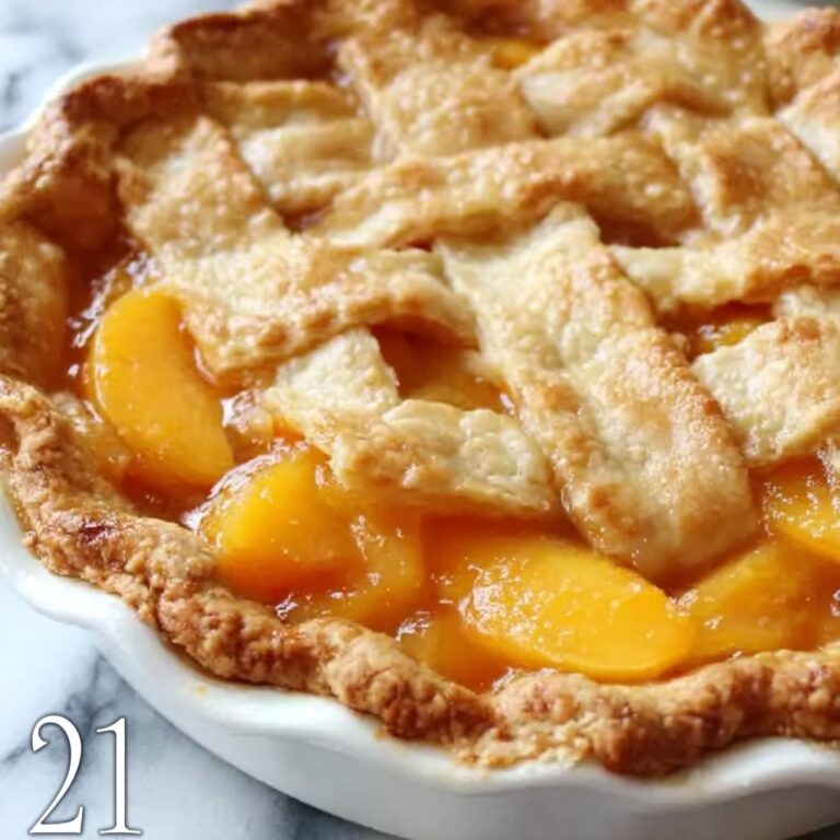 Triple Crust Peach Cobbler Recipe