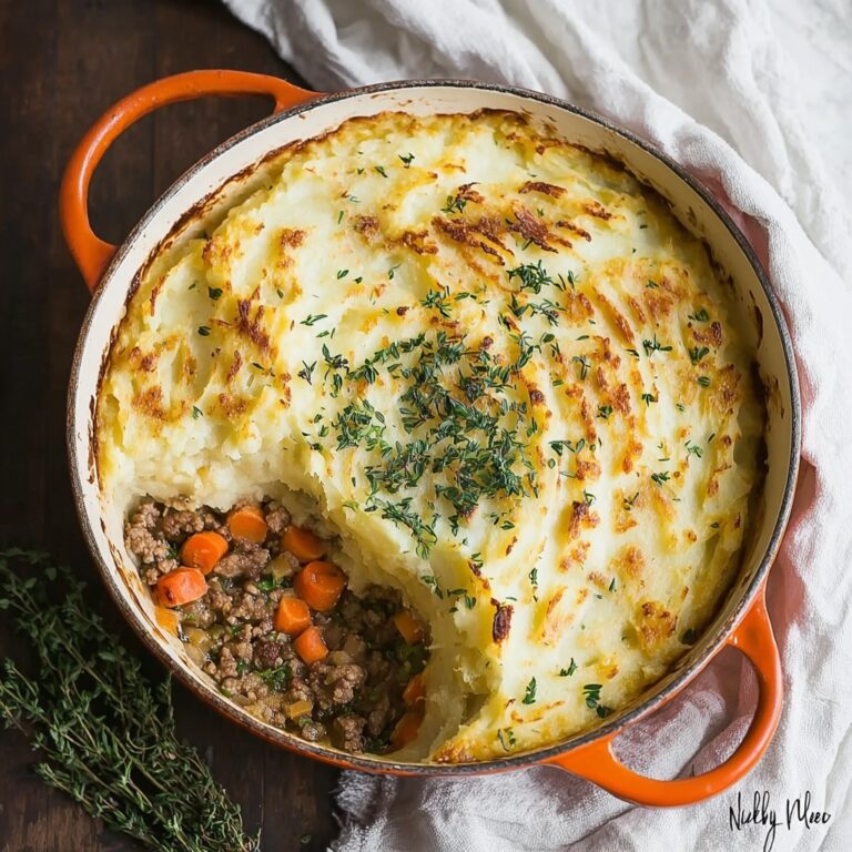 Savory Gardener’s Pie with Root Vegetable Mash Recipe
