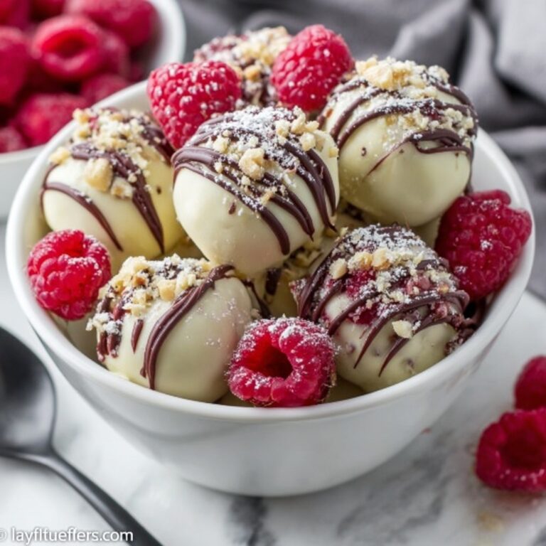 White Chocolate Raspberry Cheesecake Balls: A Decadent Dessert Recipe