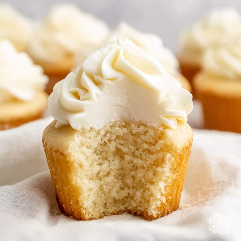Vanilla Cupcakes with Buttercream Frosting Recipe