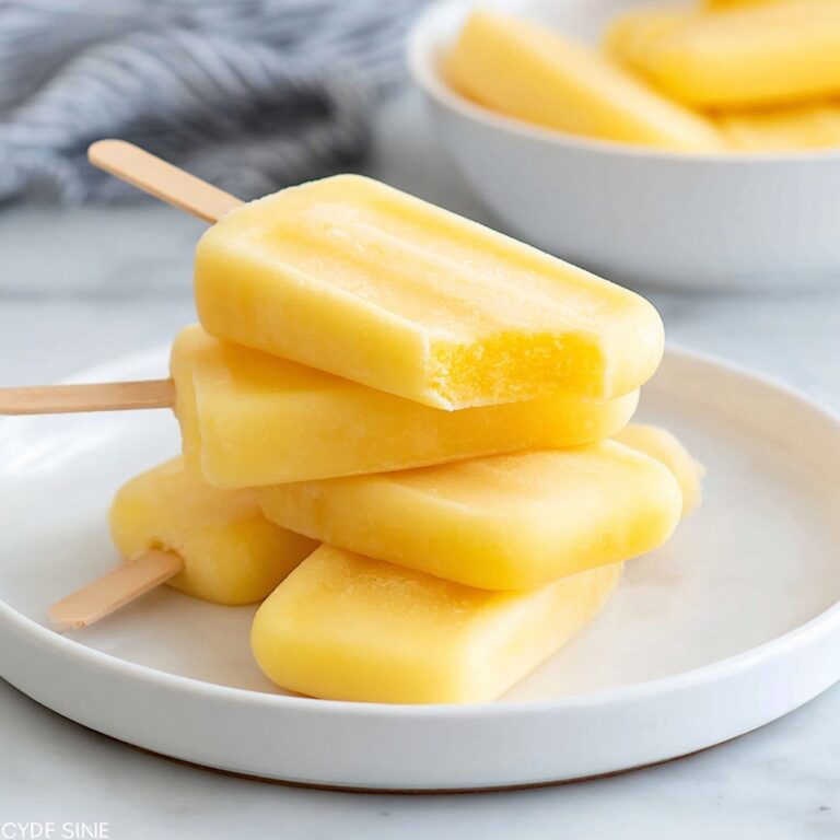 Frozen Mango Yogurt Pops Recipe