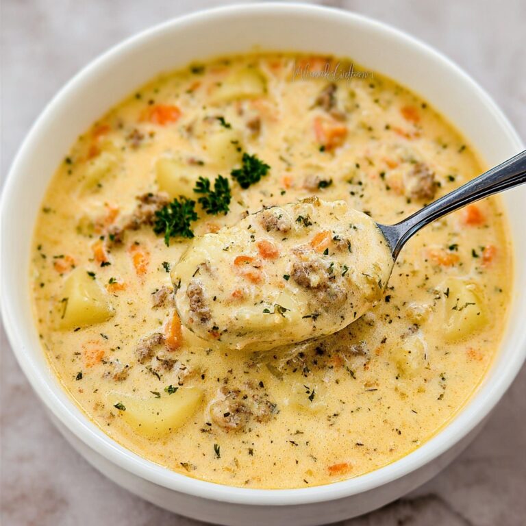 Crock Pot Cheeseburger Soup Recipe