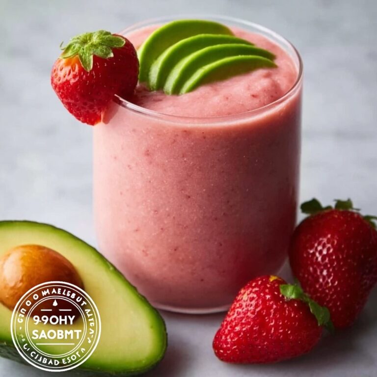 Strawberry Avocado Smoothie Recipe