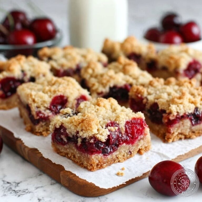 Cherry Crumble Bars Recipe