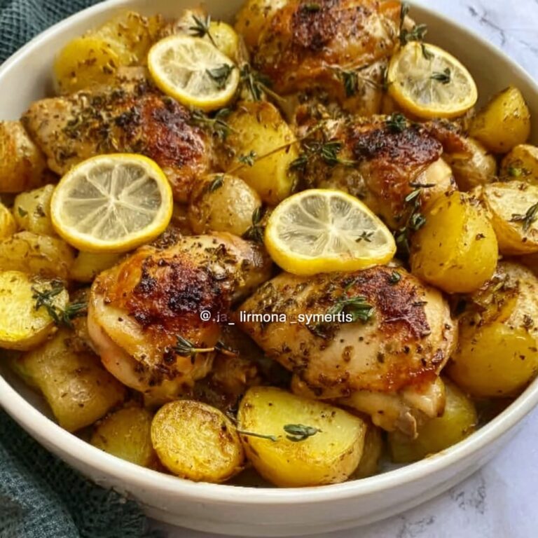 Greek Lemon Chicken & Potatoes Recipe